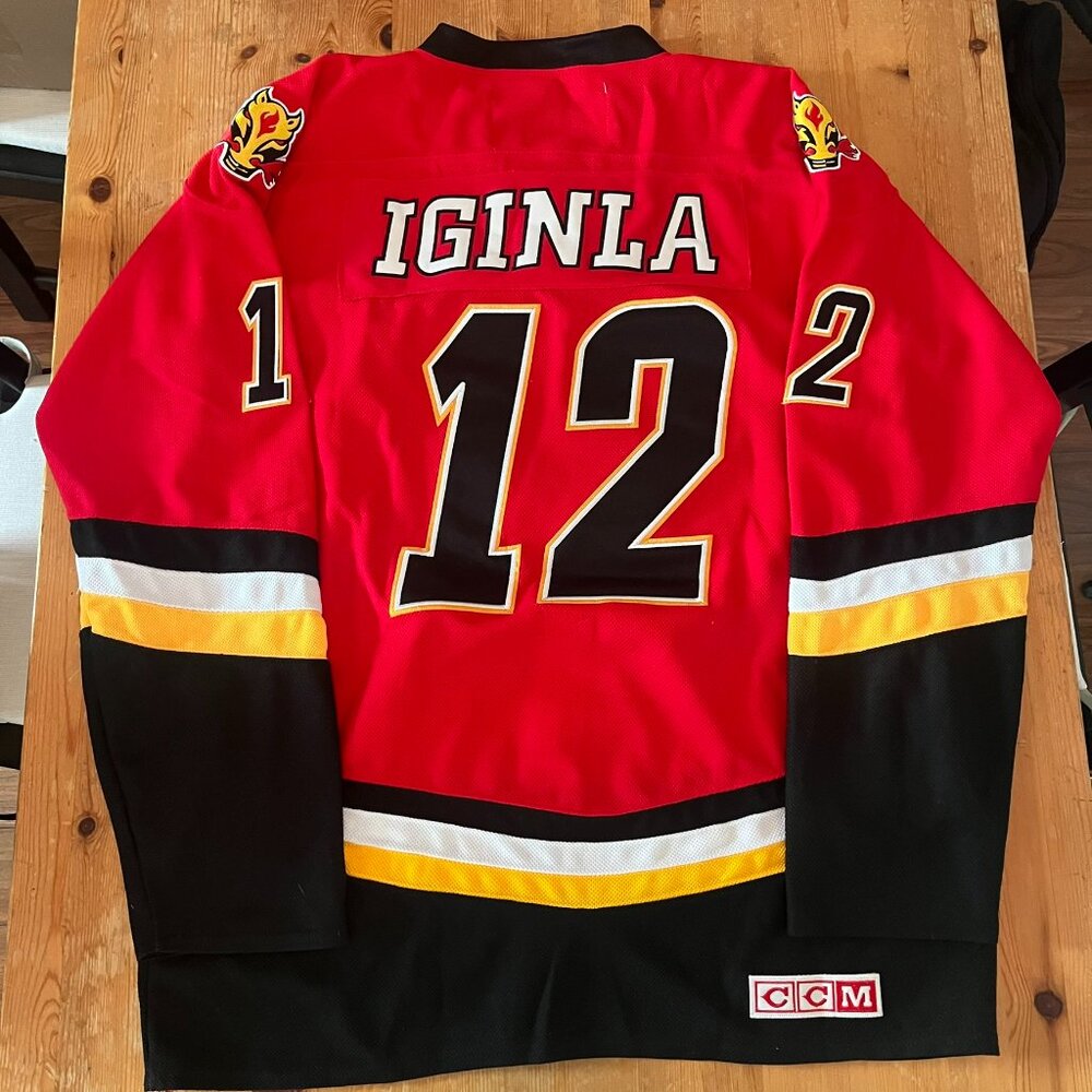 Jarome Iginla Calgary Flames CCM Hockey Jersey